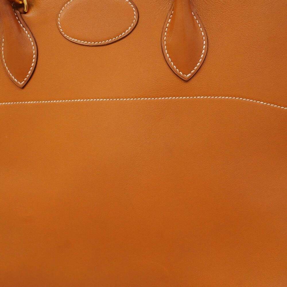 Hermes Bolide 35 Handbag, Veau Gulliver Leather, Gold, ○W Stamp, 2-way bag fo... - Picture 13 of 14